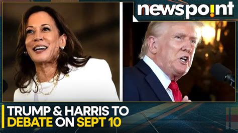 Election 2024: Trump and Harris say they've agreed to Sept.